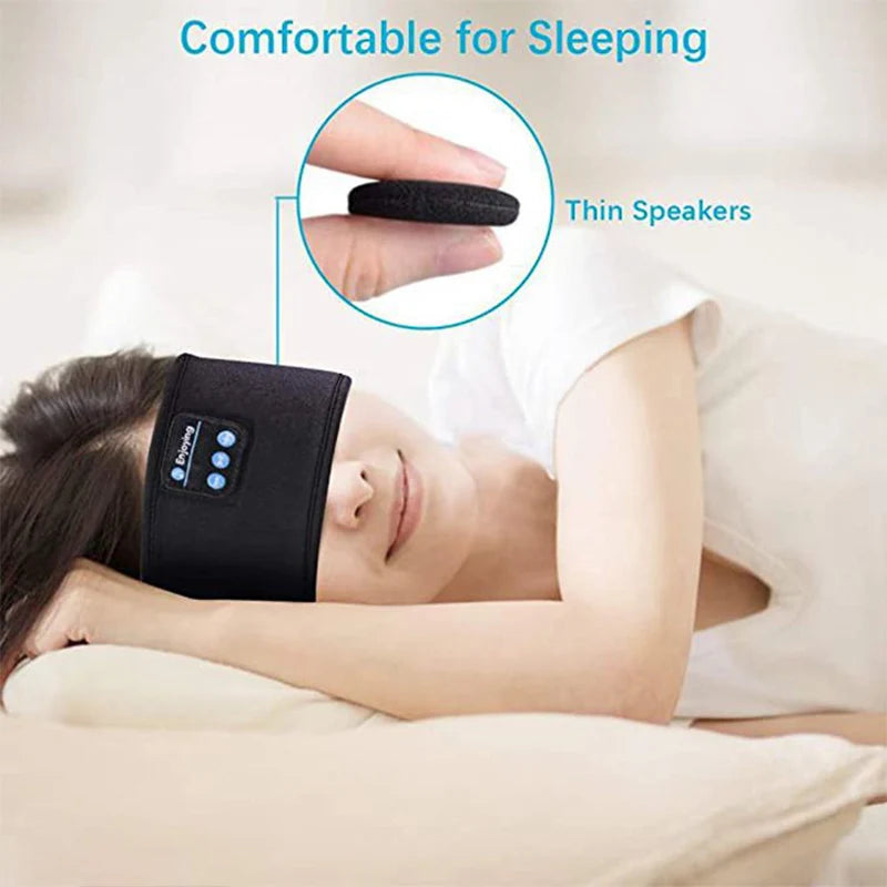 Bluetooth Sports Sleeping Headband Elastic  Eye Mask