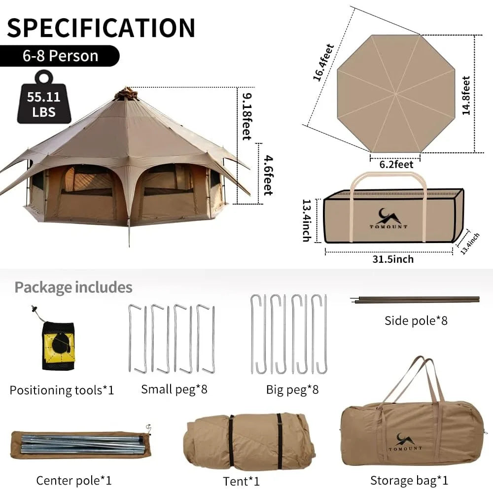 Canvas Tent Bell Tent