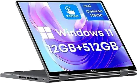 MiniBook X Laptop Tablet 2 In 1 Intel N100 /N5100 10.51" FHD IPS Screen 12GB LPDDR5 512G SSD Windows 11 Notebook 1200*1920