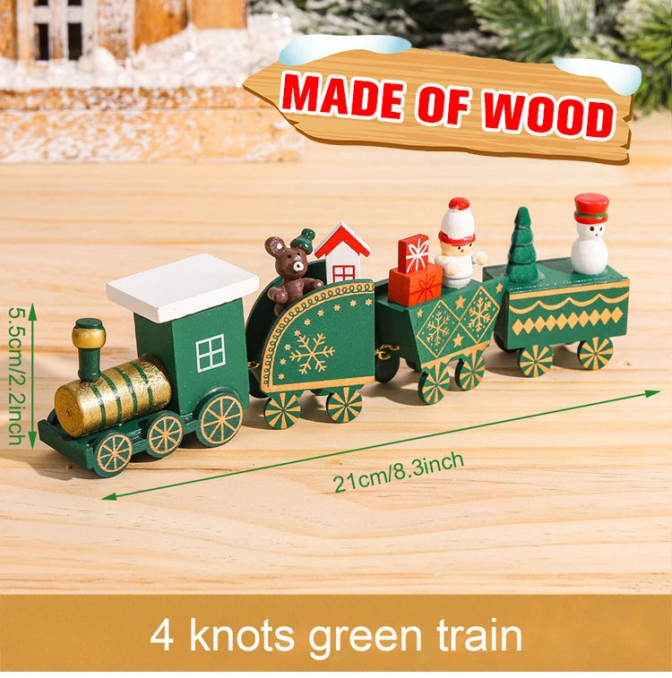 Christmas Wooden Train