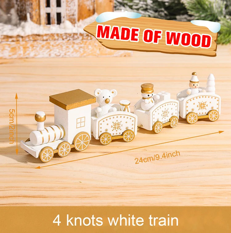 Christmas Wooden Train