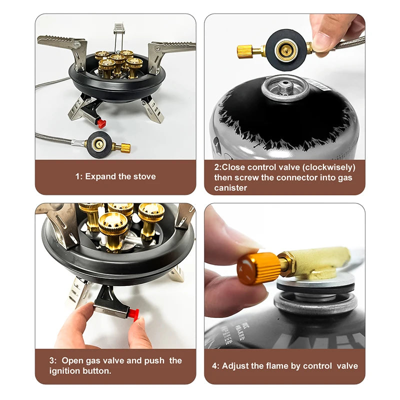 Camping Gas Stove 16000W High