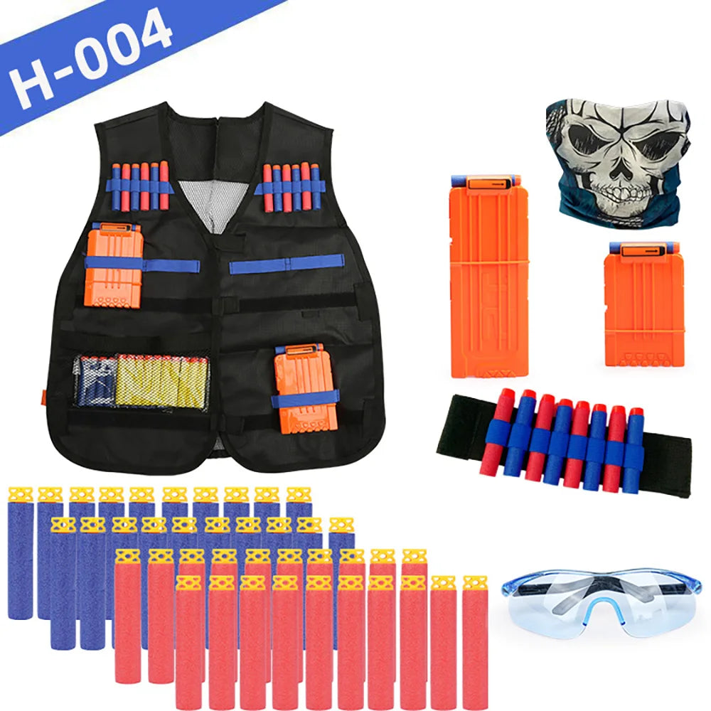 Kids Tactical Vest Kit Nerf Guns