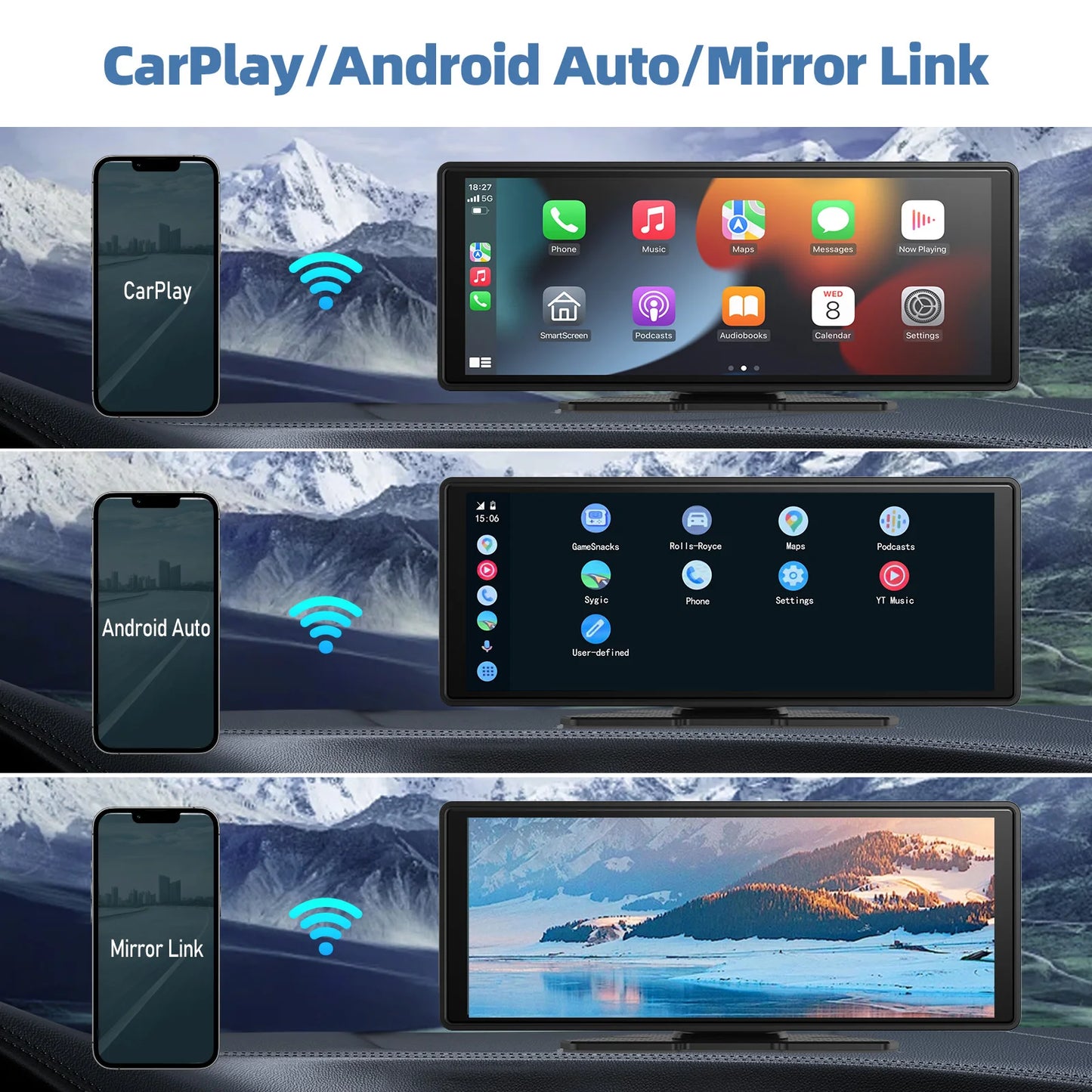 Carplay for Car Screen, Wireless  Screen Wireless