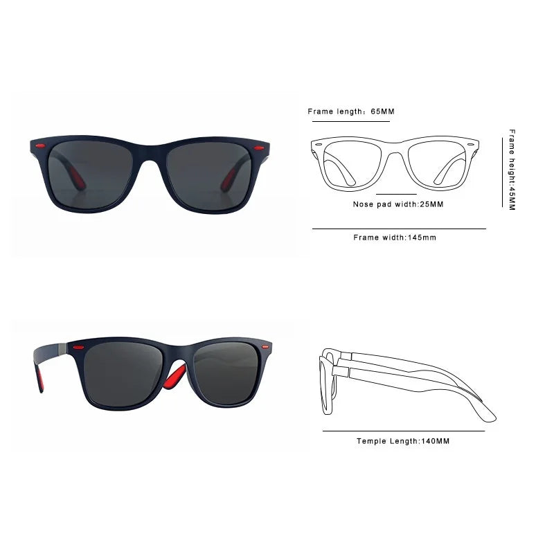 Retro Sunglasses Men Women Fashion Sports