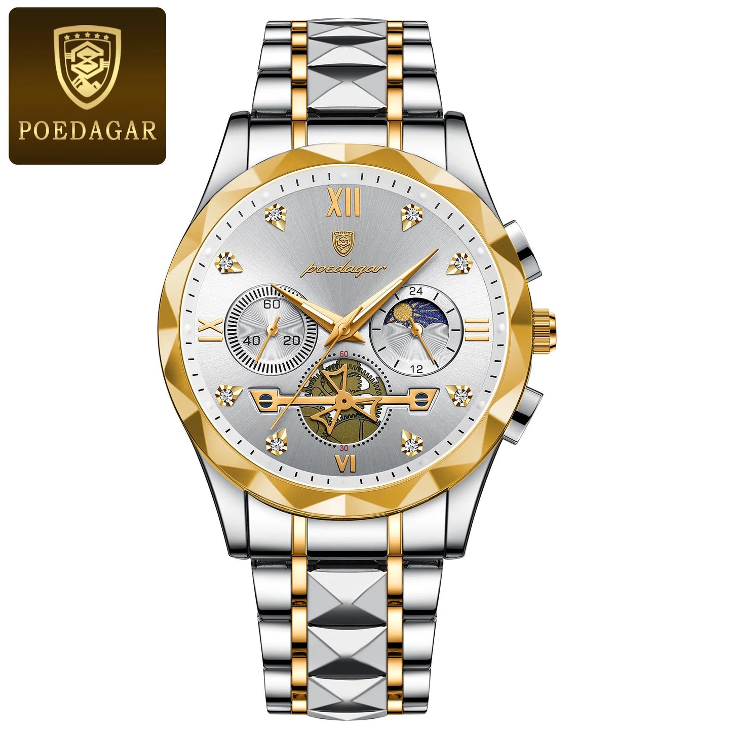 POEDAGAR Luxury Man Wristwatch