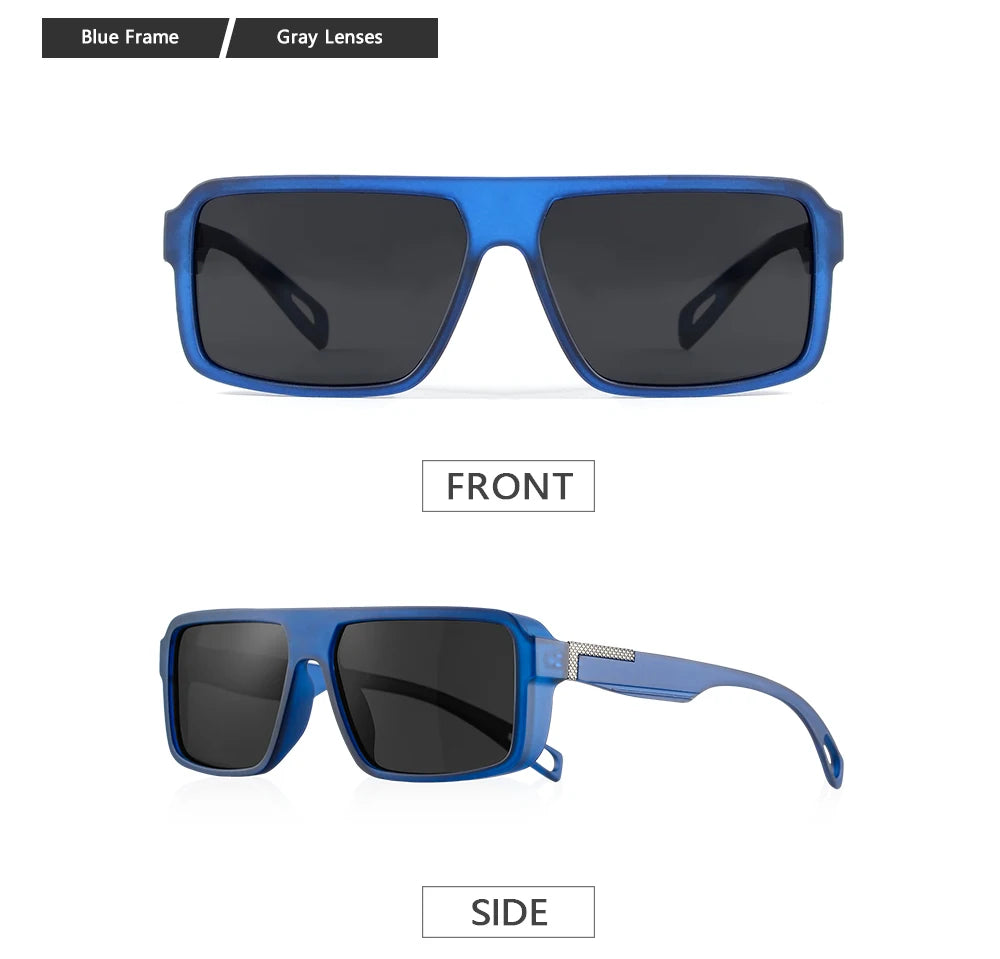 Classic Square Polarized Sunglasses for Men Women Fashion Sports Sunglasses