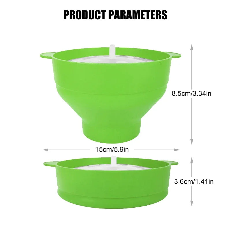 Silicone  Microwave Popcorn Bowl