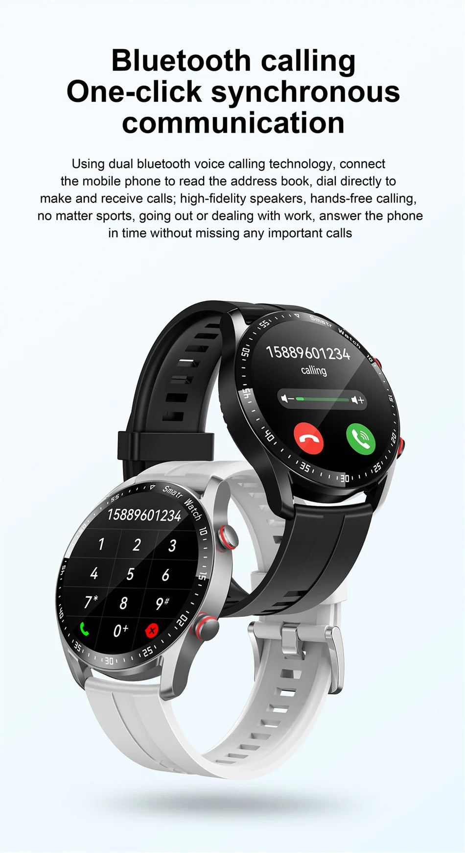 Bluetooth Call Smart Watch Men