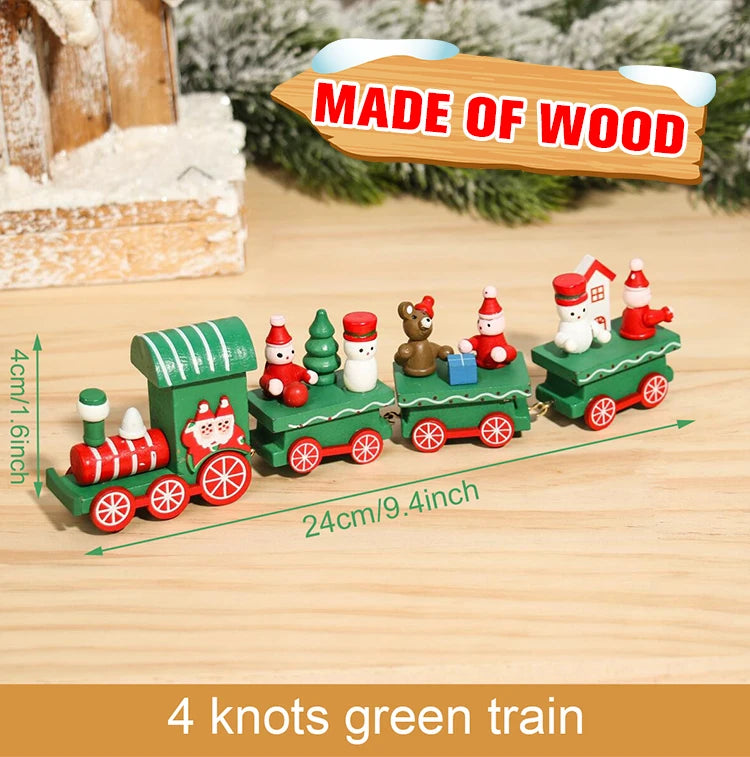 Christmas Wooden Train