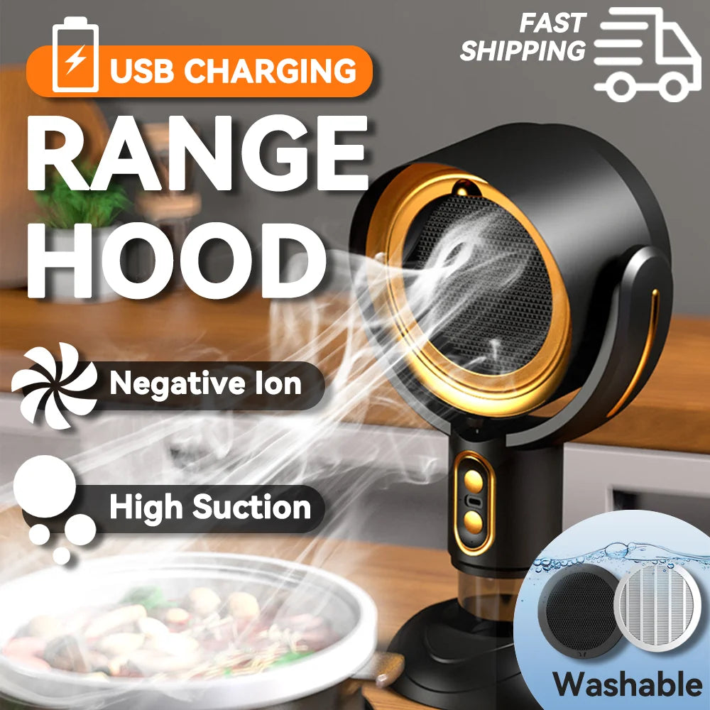 Desktop Range Hood Mini Suction Extractor Hood