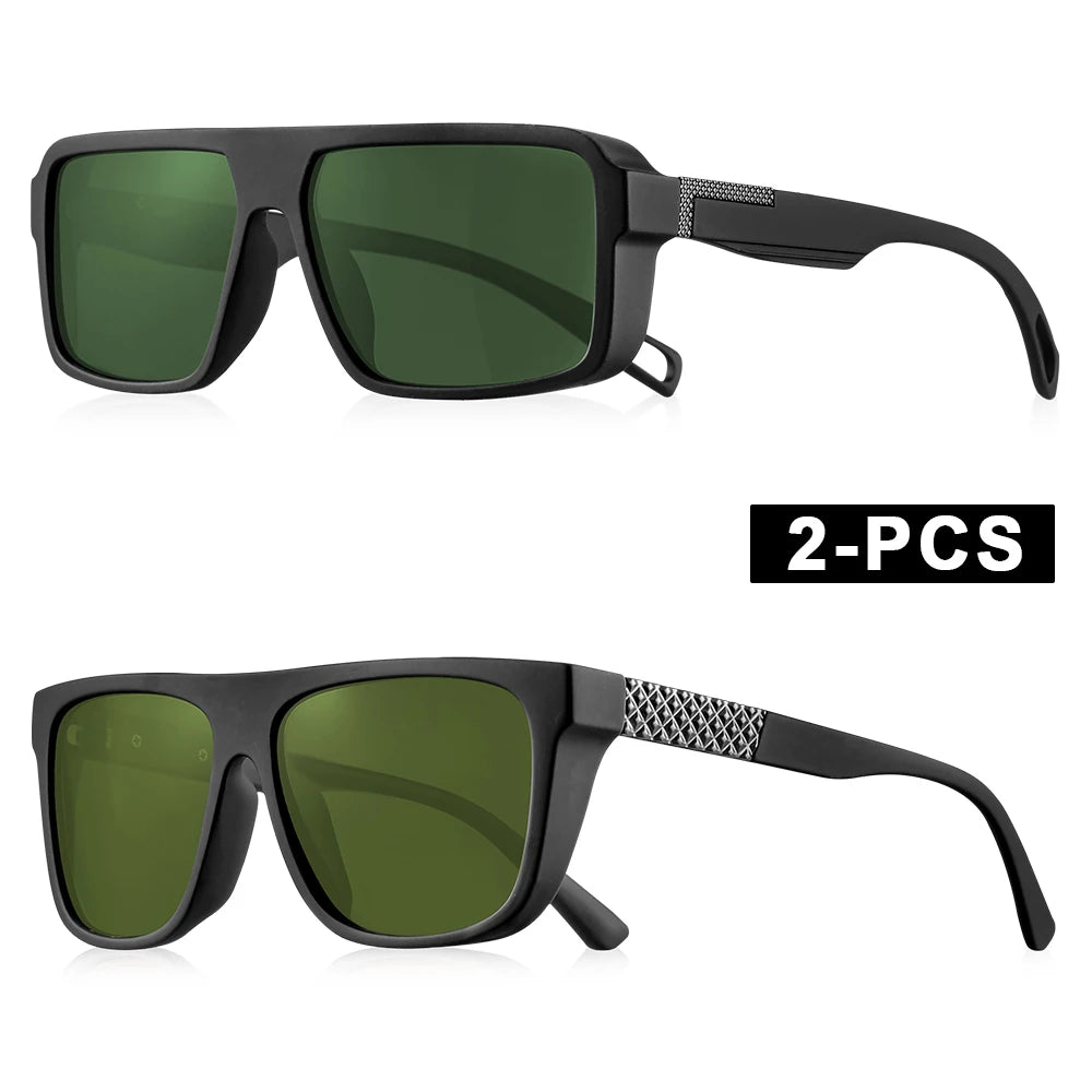 Classic Square Polarized Sunglasses for Men Women Fashion Sports Sunglasses