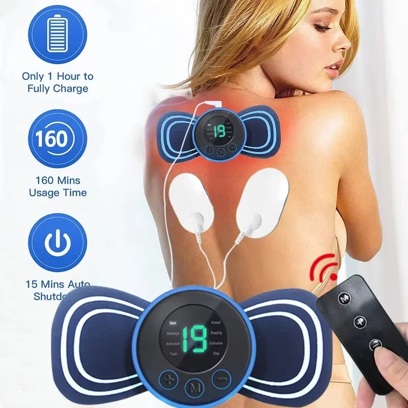 Mini Neck Massager Electric Muscle