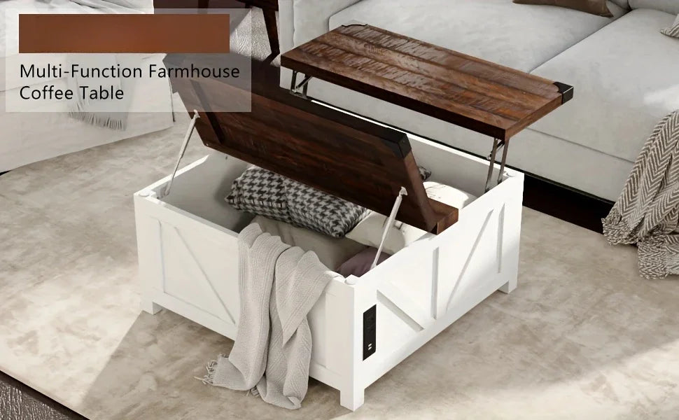 Lift Top Coffee Table with Storage