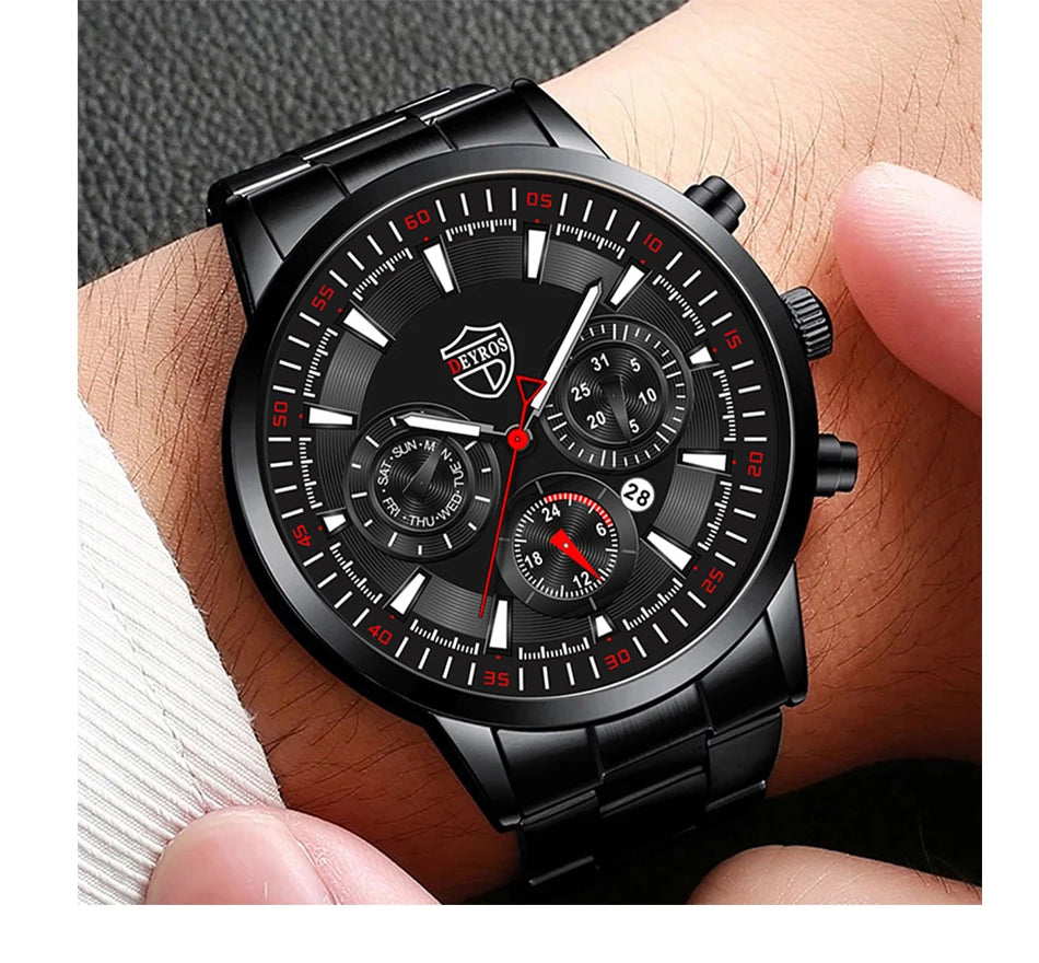 DEYROS Fashion Mens Watches