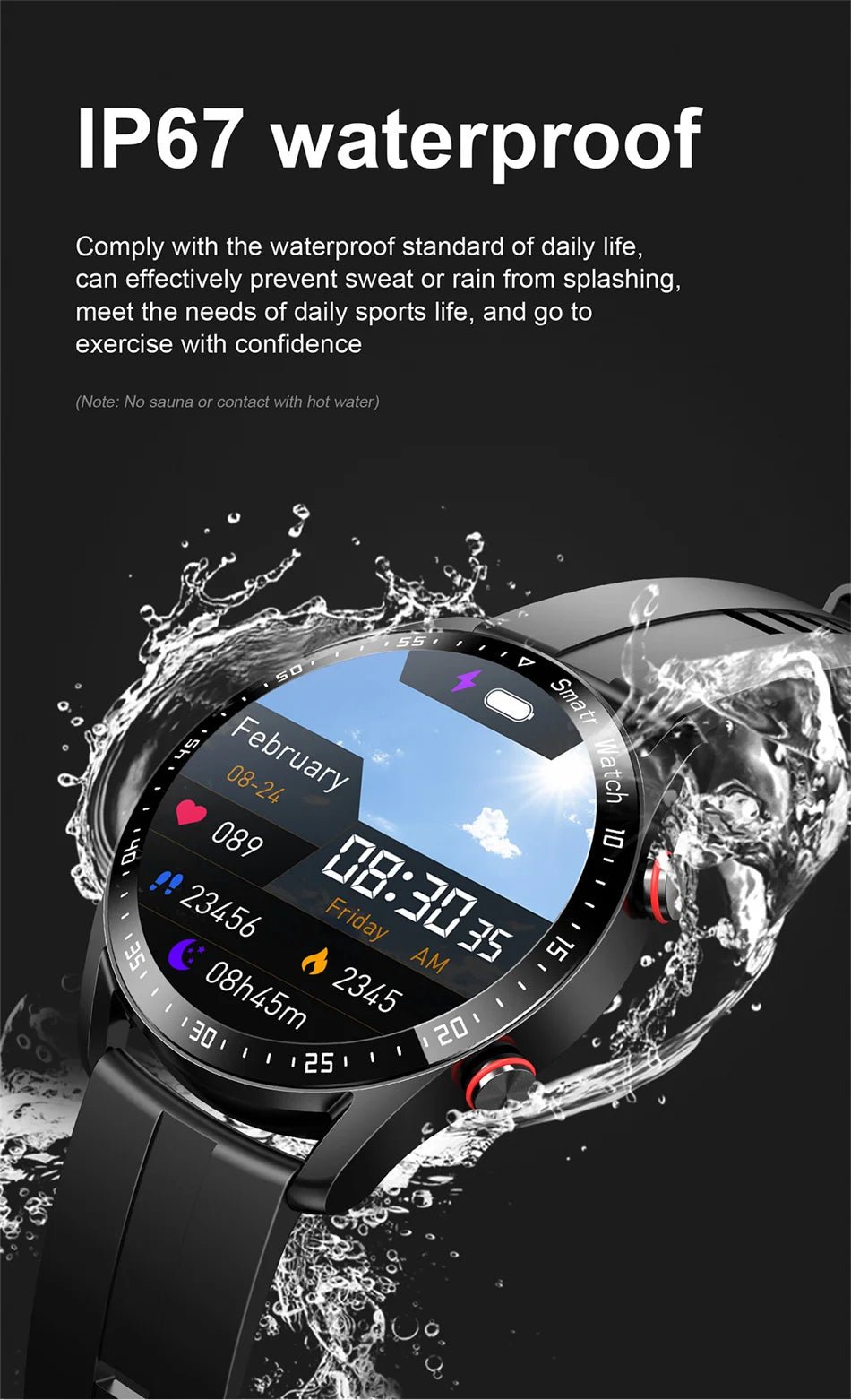 Bluetooth Call Smart Watch Men