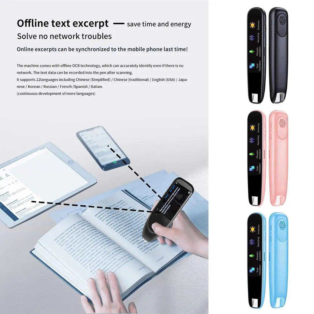 Offline Translation Pen For Teacher Student Dictionary English Intelligent Scanning