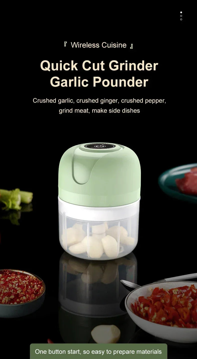 Mini Electric Garlic Chopper