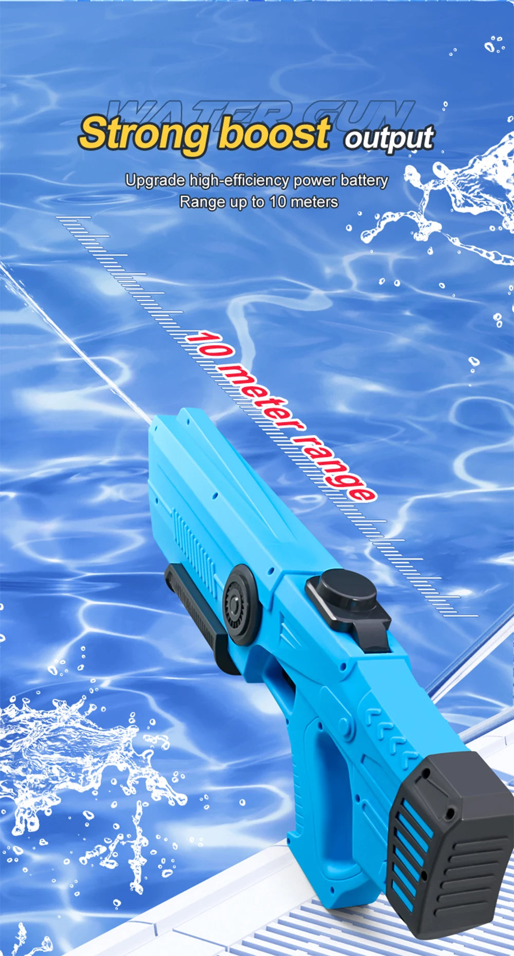 10m Range Electric Water Gun