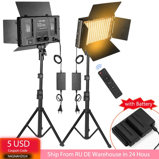 U800+ LED Video Light Photo Studio Lamp