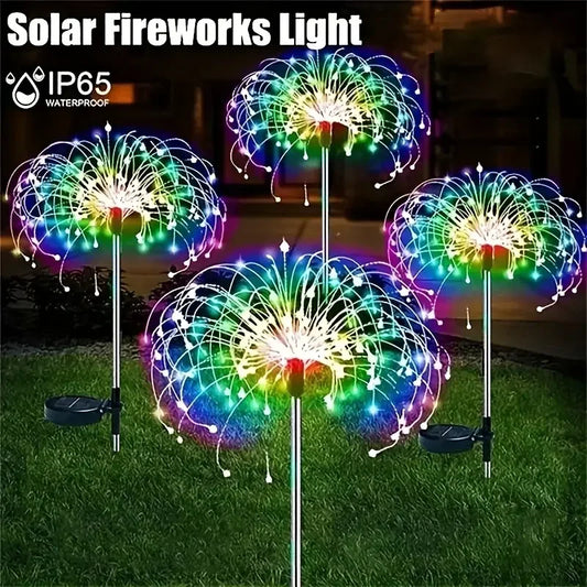 NEW Garedn Solar Fireworks Lights