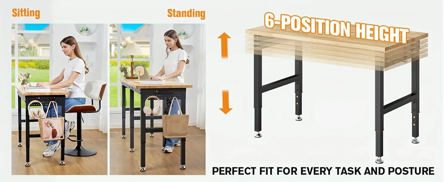 Adjustable Heavy Duty Workbench