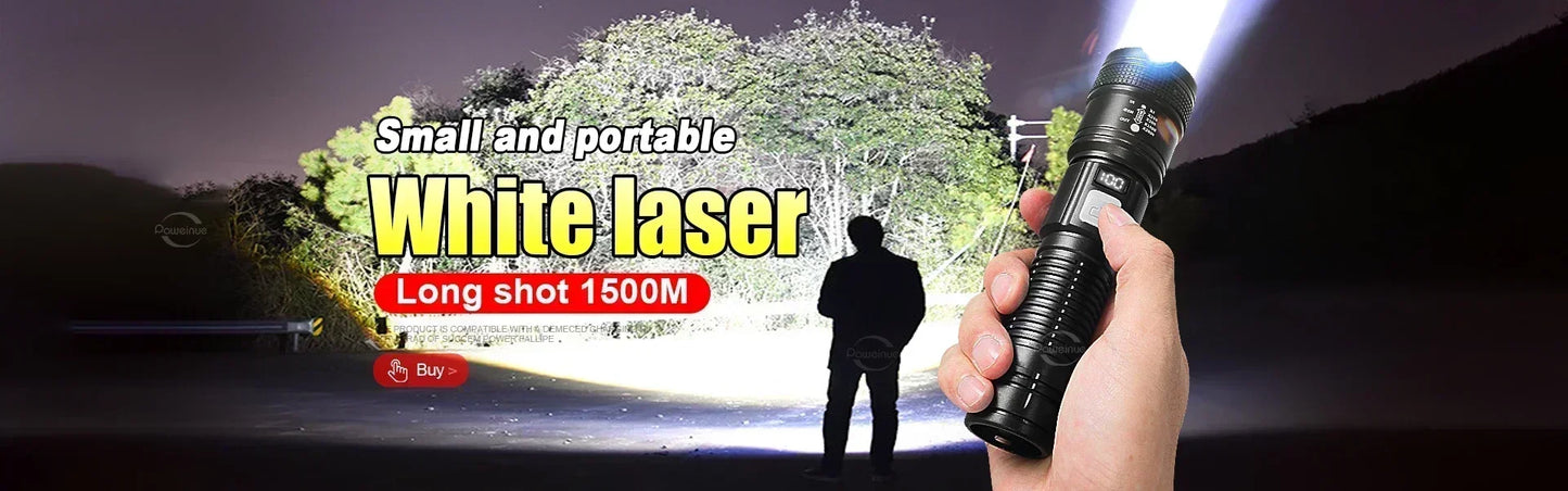 High Power Rechargeable LED Flashlight