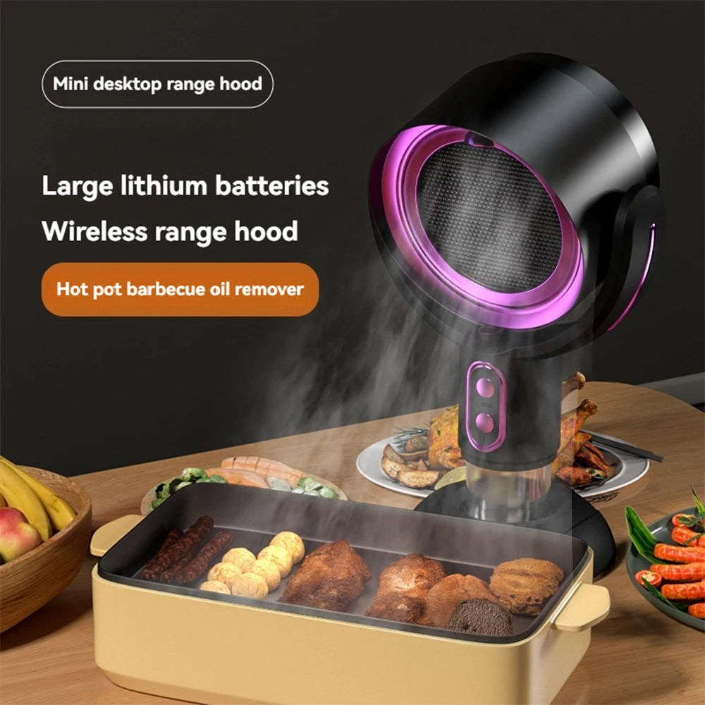 Desktop Range Hood Mini Suction Extractor Hood