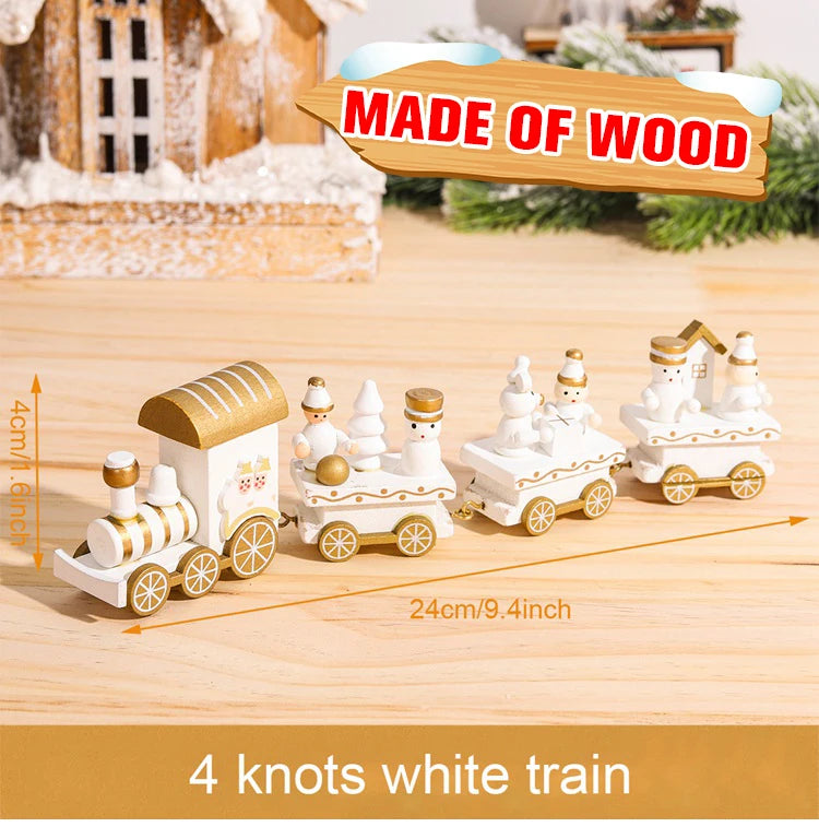 Christmas Wooden Train