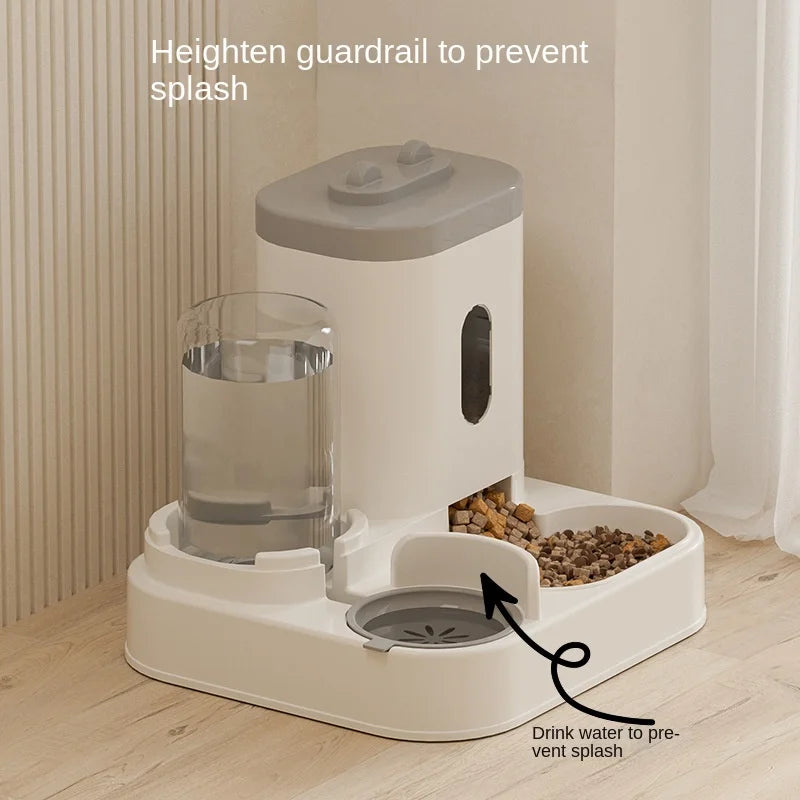 automatic cat feeding water feeder dog bowl cat