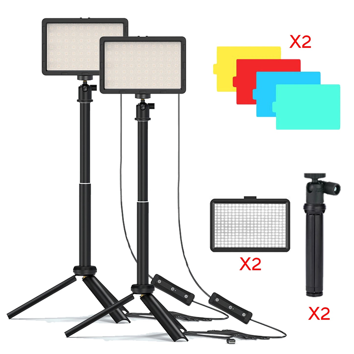 Photography LED Video Light Panel Lighting Photo Studio Lamp