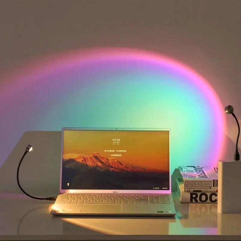 USB Sunset Light Lamp Self Photography Light LED