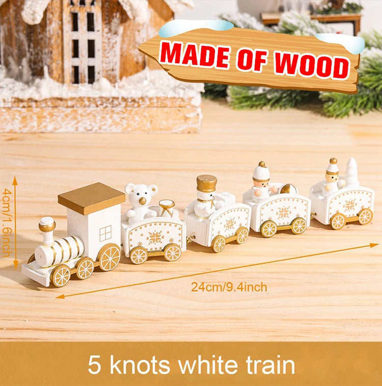 Christmas Wooden Train