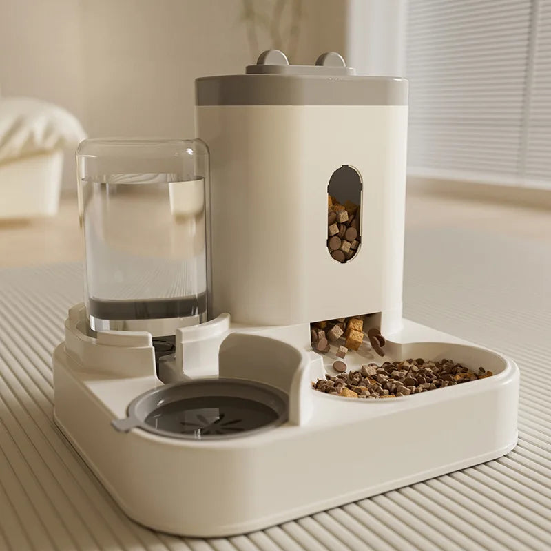 automatic cat feeding water feeder dog bowl cat