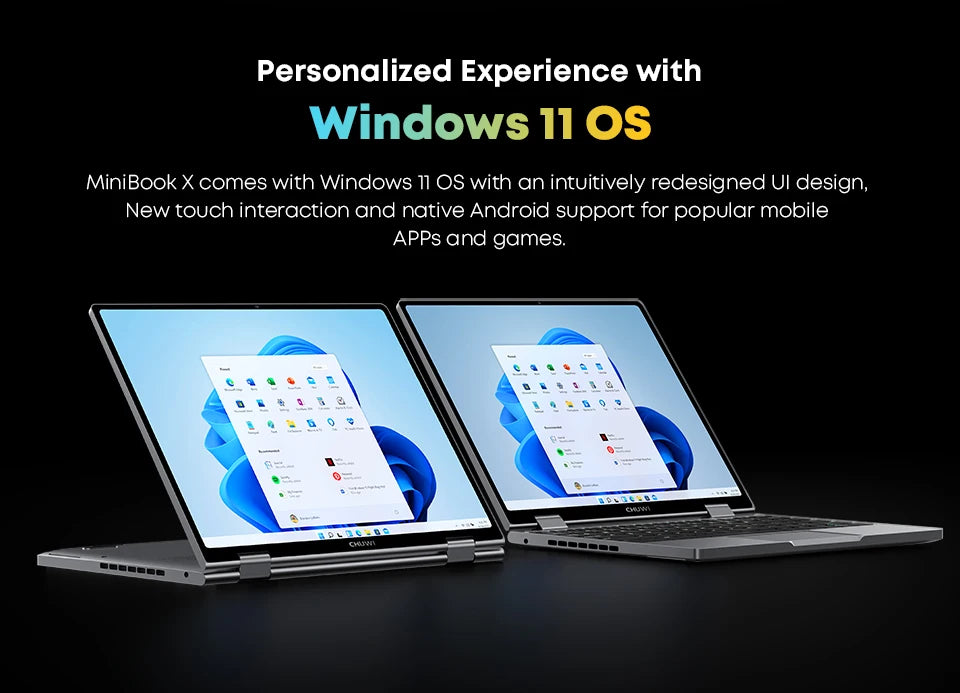 MiniBook X Laptop Tablet 2 In 1 Intel N100 /N5100 10.51" FHD IPS Screen 12GB LPDDR5 512G SSD Windows 11 Notebook 1200*1920