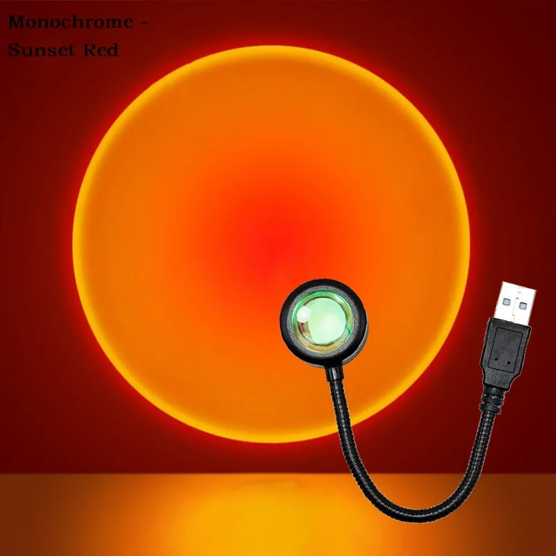 USB Sunset Light Lamp Self Photography Light LED