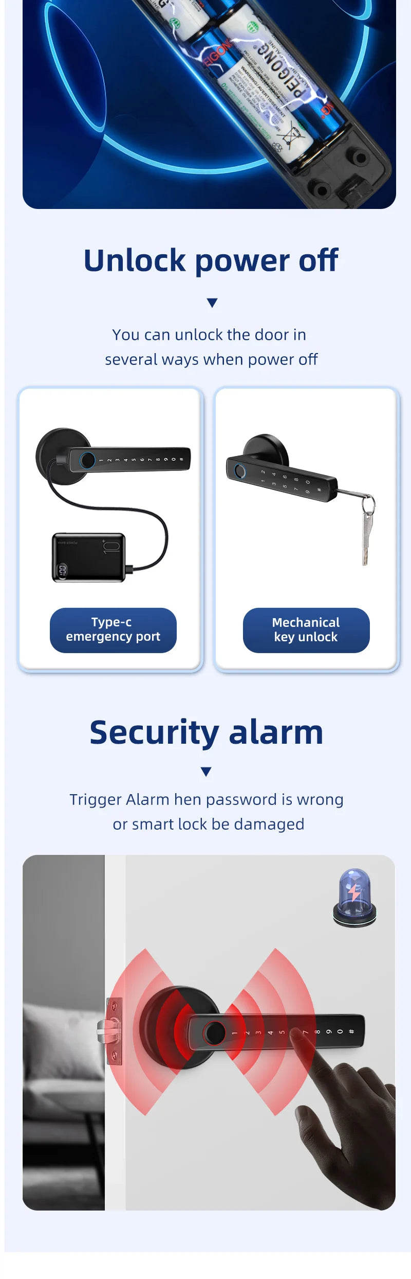 Smart Door Lock Handle