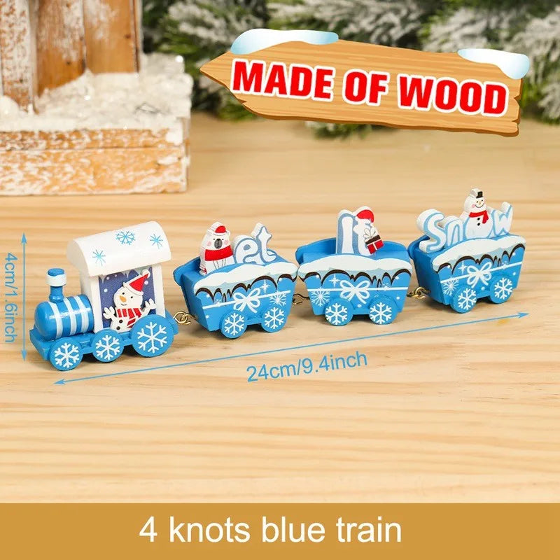 Christmas Wooden Train