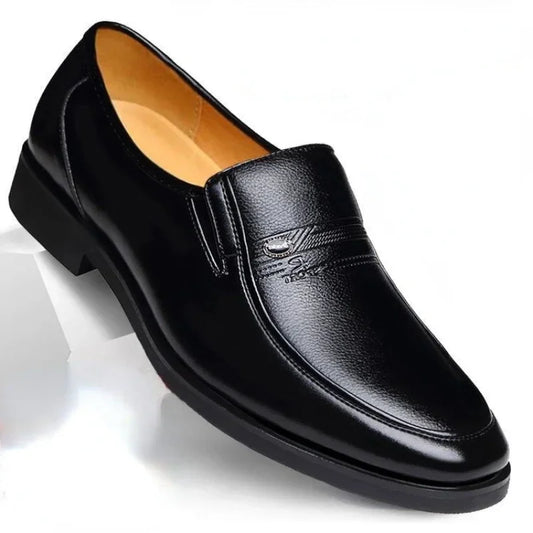 Leather Men Formal Shoes Luxury Brand