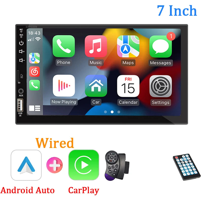 7“ Car Radio Carplay Android Auto