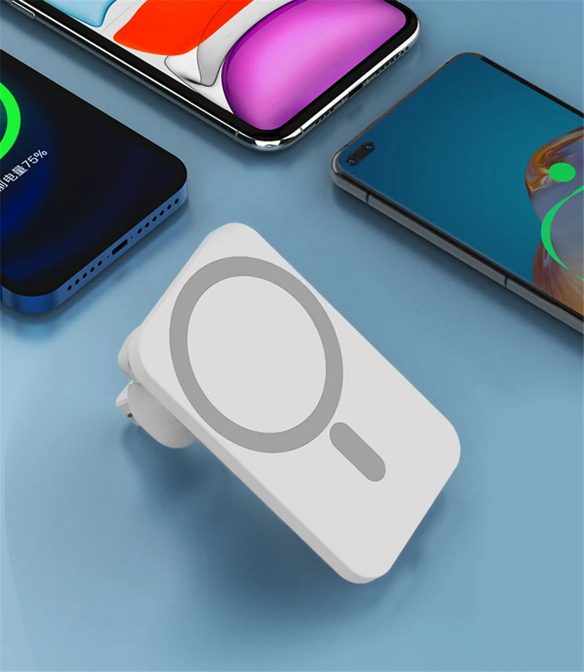 Car Phone Holder Wireless Charger Car Mount Magnetic Car Chargers Wireless For iPhone 11 12 13 14 Pro Max XR XS Xiaomi Samsung