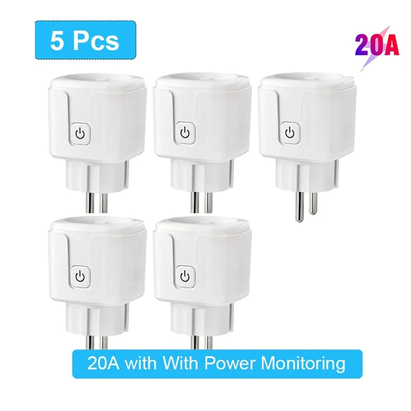 WiFi Smart Plug 16A/20A EU Power Monitor Switch