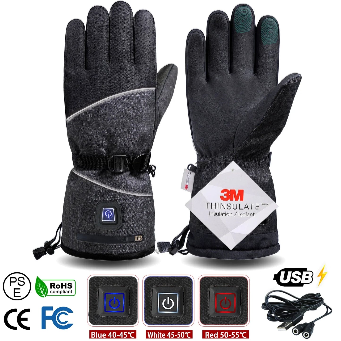 Winter Heated Gloves