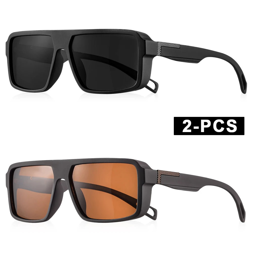 Classic Square Polarized Sunglasses for Men Women Fashion Sports Sunglasses