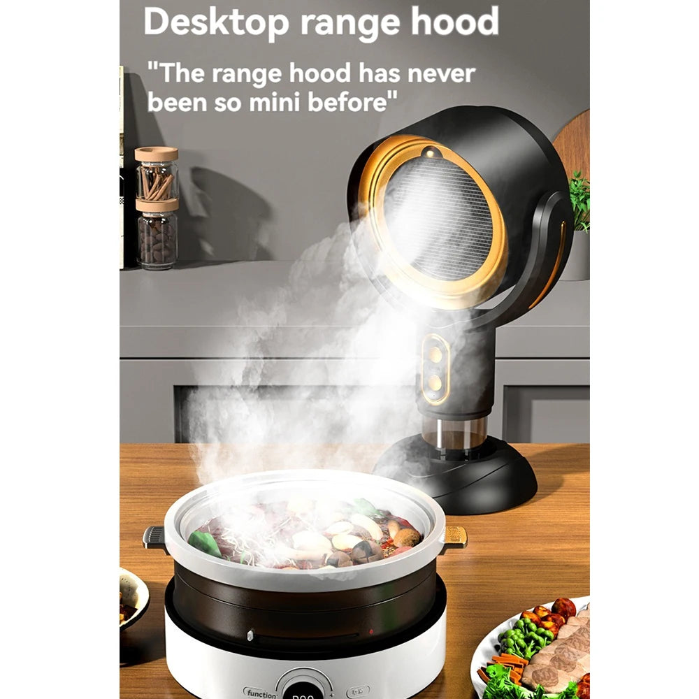 Desktop Range Hood Mini Suction Extractor Hood