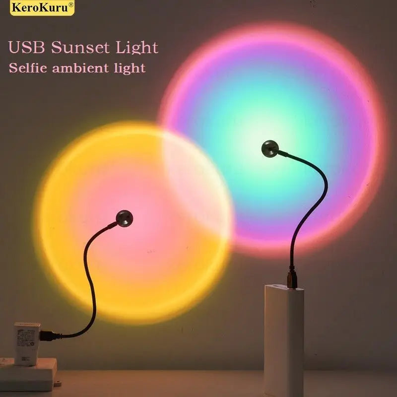 USB Sunset Light Lamp Self Photography Light LED