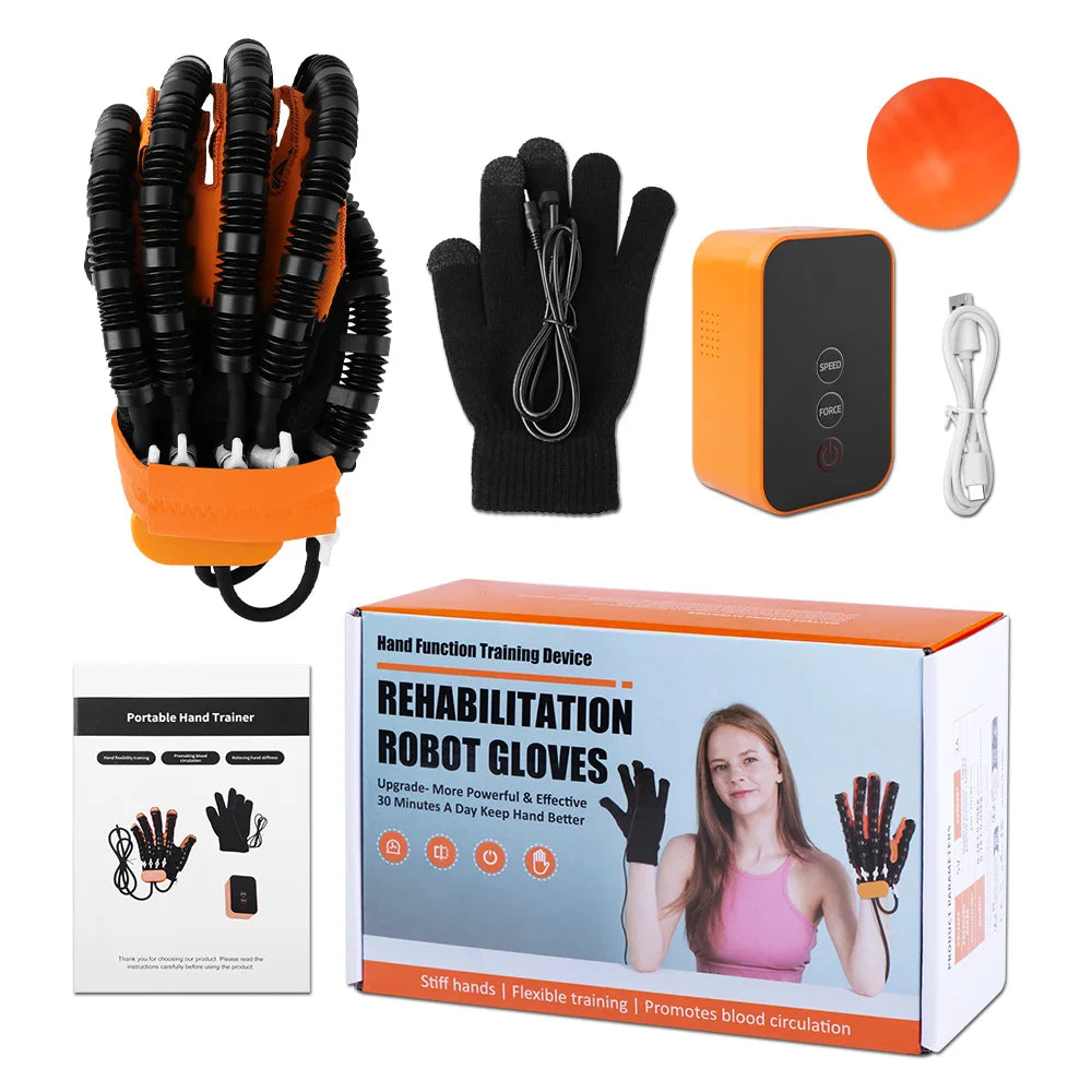 Robot Glove Hand Device Finger Training Massage