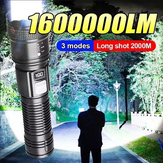 High Power Rechargeable LED Flashlight