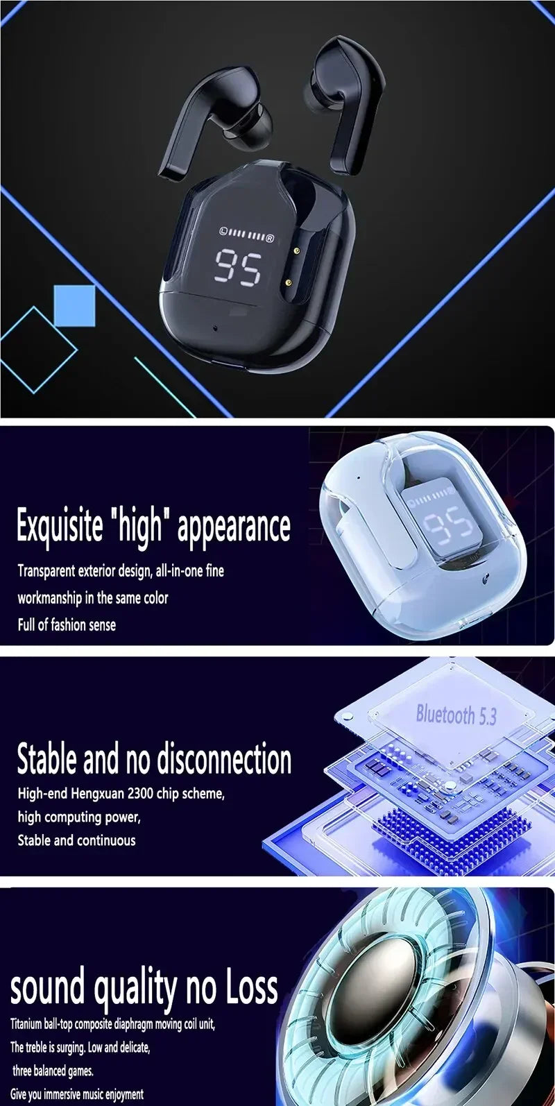 Original T2 Wireless Bluetooth Earphone