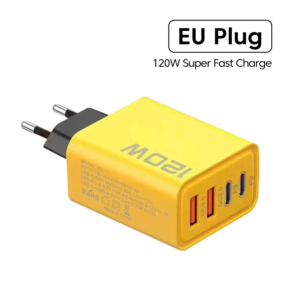 4 Ports USB C Fast Charger